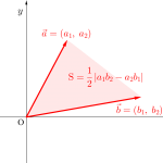 ベクトルを用いた三角形の面積の公式-i
