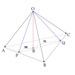 空間の位置ベクトルと内分点・外分点のベクトル-i
