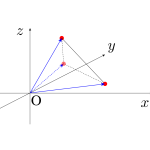 空間ベクトルの成分表示と空間座標とその解き方-i