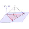 空間ベクトルを利用した四面体の体積の求め方（成分表示）-i